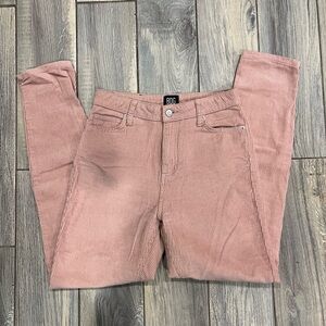 BDG Women's Pink Straight Leg Corduroy Jeans Mom High Rise EUC Size 26